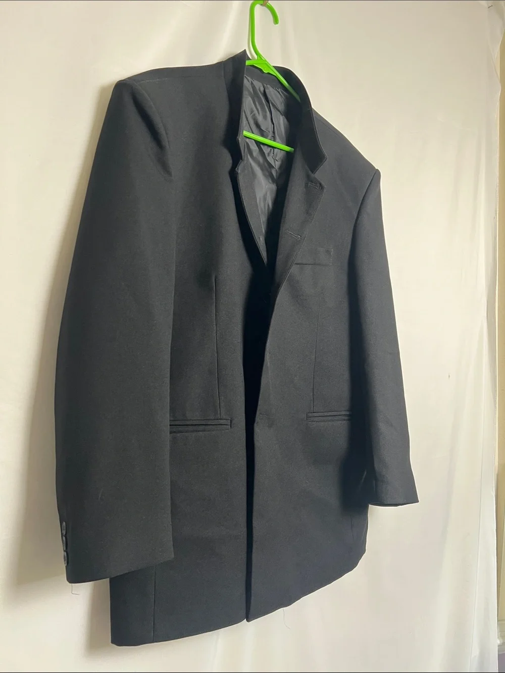Men's Black Single-Breasted Classic Blazer